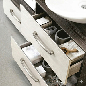 Neo Classic Style Modern Curved Zinc Alloy Cabinet Handle Pulls for Durable Use Kitchen Bedroom Dining <b>Wardrobe</b> Dressers - Product Image 5
