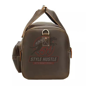 Bolsos de moda de cuero de último diseño, tamaño personalizado, precio bajo, bolso de viaje de cuero de alta calidad - Product Image 5