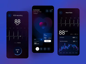 Custom Health Fitness Mobile App for Android and iOS with Wellness Monitoring and Activity <b>Tracking</b> Features - Product Image 1