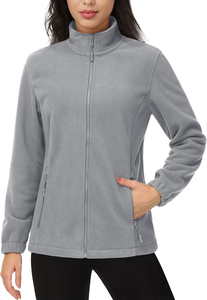 Chaqueta de Polar para Mujer con Bordado Personalizado, Forro Polar Grueso, Informal, Reversible de Doble Cara, Transpirable y Ecológica para Invierno - Product Image 2