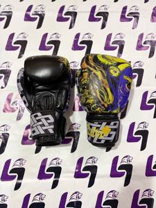 Gants de boxe Fairtex légers avec design imprimé sur toute la surface, 100% cuir véritable, entraînement en plein air, équipement de combat MMA, kickboxing - Product Image 2