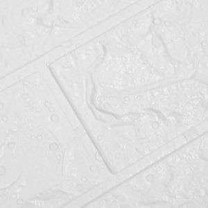 สติกเกอร์ติดผนังลายอิฐสีขาว3D มีกาวในตัว10ชิ้นแพ็ค - Product Image 5