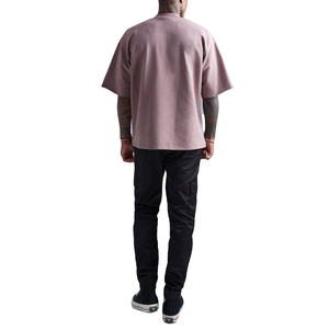 Camiseta Personalizada para Hombre, de Algodón Tejido Grueso, Transpirable, Ecológica, Corte Regular, de Alta Calidad, Manga Corta, Cuello Redondo - Product Image 3