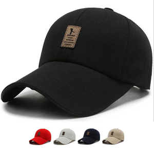 HF Canvas Sports Outdoors Adjustable <b>Plain</b> Men Women Baseball <b>Cap</b> With Luminous Label - Product Image 1