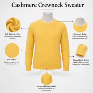 Suéter de Cachemira para Mujer con Tela Suave Premium, Cálido, Cómodo, Transpirable, Diseño Ligero, Suéter de Calidad Duradera - Product Image 6