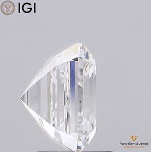 Diamante de laboratorio CVD de 3.00 quilates de primera calidad con certificado IGI, color E, claridad VVS2, corte Asscher, para centro de anillo personalizado. - Product Image 6