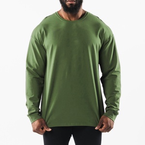 T-shirt de sport décontracté à manches longues pour homme, coupe ample, haute qualité, idéal pour l'entraînement et la course à pied – Nouvelle collection en promotion - Product Image 3