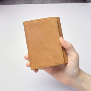 Custom Embossed Genuine Leather Tri Fold <b>Wallet</b> <b>Men</b> Top Grain Cowhide Credit <b>Card</b> Holder Luxury <b>Mens</b> Purse LTW-0123 - Product Image 3