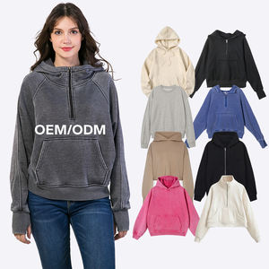 เสื้อฮู้ดซิปผู้หญิงผู้ชาย ผ้าเนื้อนุ่ม 300 GSM แขนยาว สำหรับเล่นกีฬา พักผ่อน ใส่เที่ยวข้างนอก อุ่นสบาย สไตล์ลำลอง - Product Image 3