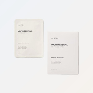 มาส์กบำรุงผิวหน้า Myuseutem Youth Renewal Ampoule Mask 25 กรัม x 5 แผ่น ผลิตในเกาหลี ไนอะซินาไมด์ - Product Image 4