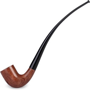 Pipa de Fumar de Madera Rústica, Pipa de Fumar de Tabaco Premium, Pipa de Fumar de Madera Vintage, Pipa de Fumar de Madera Natural para Club o Bar - Product Image 6