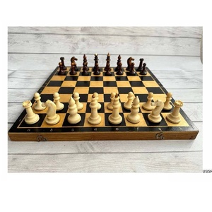 Juego de Ajedrez de hueso de camello blanco y negro de alta calidad Juego de Ajedrez de hueso hecho a mano Juego de Ajedrez de hueso para adultos y niños en precio al por mayor - Product Image 3