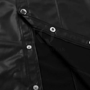 Lightweight Breathable Eco-Friendly Leather <b>Shirts</b> <b>Men</b> Comfortable Fit Soft Fabric Durable Design <b>for</b> Office and Casual Wear - Product Image 6