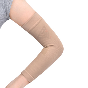 Wholesale Breathable Soft High <b>Compression</b> Elastic Unisex <b>Arm</b> <b>Sleeves</b> Fixed Straps Sports <b>Arm</b> Covers Wrist Support Scar Covering - Product Image 2