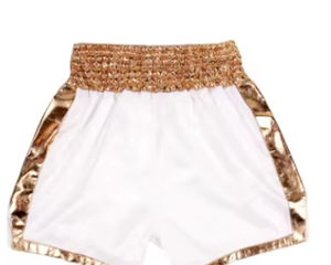 Pantalones Cortos Rojos Estilo Chino para Hombre, con Borlas Doradas, Cintura Media, Tela Satén Elástica, Unisex, Tipo Boxer, Secado Rápido, 100% - Product Image 3