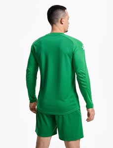 Men <b>Padded</b> Goalkeeper Soccer Jersey Shorts, Goalkeeper Kit, Youth Goalie Apparel Shirt and Pants with Socks - Product Image 3