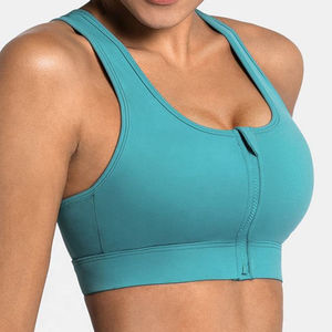 Soutien-gorge de sport personnalisé de qualité supérieure, design haut de gamme, maintien élevé avec dos nageur, légèrement doublé, respirant et sans coutures - Product Image 5