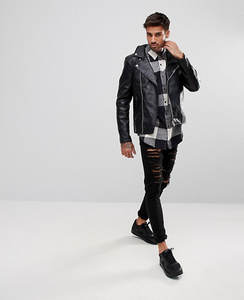 PAKISTAN Bulk FACTORY manteau streetwear mode en cuir véritable pour hommes veste en cuir d'agneau respirant pour hommes élégant - Product Image 4