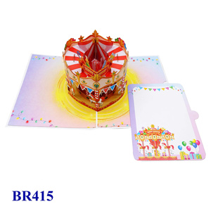Meilleures ventes, carte de vœux en papier 3D personnalisée, fleurs en papier, fabrication artisanale au Vietnam, décoration de la maison, carte d'anniversaire - Product Image 2