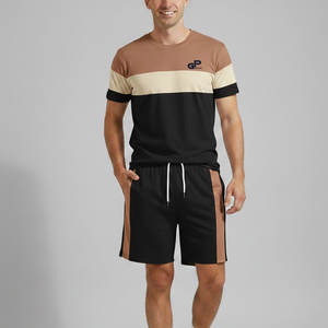 Conjunto de Pantalones Cortos de Dos Piezas para Hombre, Flexible, Transpirable, Ideal para Gimnasio, Entrenamiento, Correr, Actividades al Aire Libre de Verano o Uso Casual - Product Image 1