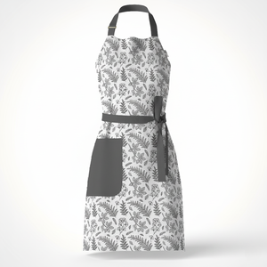 Delantal de Cocina de Algodón con Correa Ajustable y Bolsillo Frontal, Delantal de Cocina para Mujeres y Hombres - Product Image 1