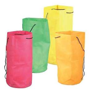 Ruthbag Custom Junior Cinch Packs <b>Small</b> Size <b>Drawstring</b> Cosmetic <b>Bag</b> with Letter Pattern for Promotional Use - Product Image 1
