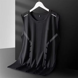 Camisetas sin mangas de algodón para hombre, camisetas deportivas transpirables de secado rápido, camisetas sin mangas para verano, entrenamiento atlético, gimnasio, entrenamiento, correr al aire libre - Product Image 2