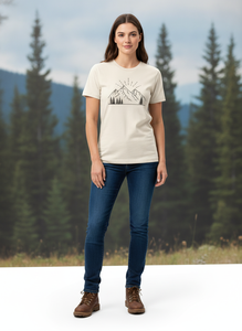 เสื้อยืดคอกลมแขนสั้นผู้ชาย ผ้าฝ้าย 100% ทรงปกติ สไตล์ลำลอง สตรีทแวร์ รับสกรีนโลโก้ - Product Image 3