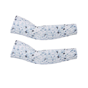 En gros Manchons de bras de cyclisme rafraîchissants en soie glacée pour hommes, avec logo personnalisé imprimé, pour sports de plein air, style camouflage, lot - Product Image 3