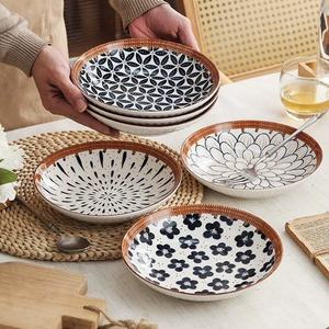 Venta al por Mayor de Tazones Hondos Redondos de 8 Pulgadas, Estilo Americano, de Madera de Ratán Tejida, Ecológicos y Pulidos, para Fiestas - Product Image 4