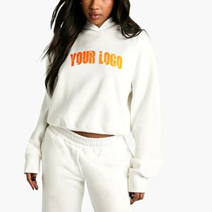 Women Hoodies Soft Fleece Pullover Sweatshirts Casual Warm <b>Winter</b> <b>Tops</b> Wholesale Bulk Custom OEM Apparel Manufacturer Supplier - Product Image 5