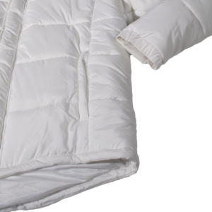 <b>Men's</b> Custom Embroidered Logo White Puffer <b>Jacket</b> Lightweight <b>Warm</b> Duck Down Filled | Winter Outdoor Hooded Puff <b>Jacket</b> - Product Image 5