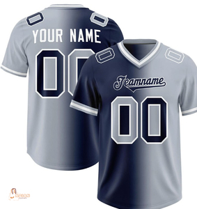 Nouveau maillot de football américain pour enfants, uniforme d'équipe de haute qualité, chemises imprimées par transfert thermique pour les jeunes enfants, vêtements de sport - Product Image 1