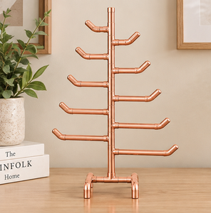 AK laiton Standard cuivre tuyau arbre Design décor de noël article fait à la main pour décor de table/décor de noël Accent - Product Image 3