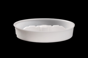 Disposal PP Plastic Round Divided 2 Compartment Tray for <b>Paper</b> Cup <b>Paper</b> <b>Bowl</b> Sample Available Wholesaler OEM/ODM - Product Image 4