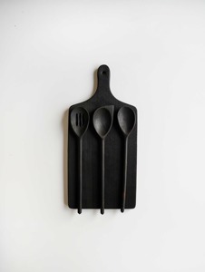 Customization <b>Black</b> Wood Cheese Bread Serving <b>Board</b> Wooden Cutting <b>Board</b> - Product Image 4