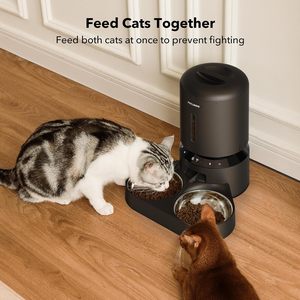 PETLIBRO Comedero Automático para 2 Gatos, Dispensador de Comida para Gatos con WiFi 5G y Alimentación Remota por Aplicación, Comedero Automático para Perros con Temporizador de 5L - Product Image 2
