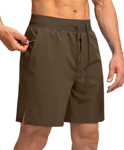 Custom Athletic Men Zipper Pocket Sports <b>Shorts</b> Quick Dry Polyester Cotton Fitness Jogger Workout Casual Summer <b>Shorts</b> - Product Image 5