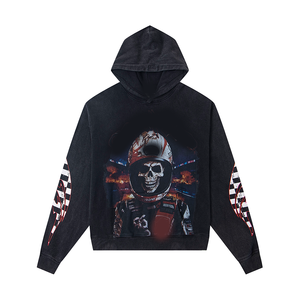 For Unisex Hooded Sweatshirt Sublimation Print Streetwear Regular Fit Regular Sleeve Knitted <b>Fabric</b> 100% Cotton <b>Retro</b> - Product Image 6