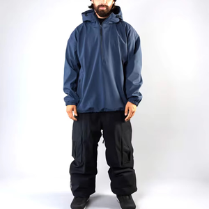 Sudadera con Capucha Casual para Hombre, Cortavientos, Transpirable, de Forro Polar, Poliéster/Algodón, Estilo Hip Hop para Otoño - Precio al por Mayor - Product Image 1