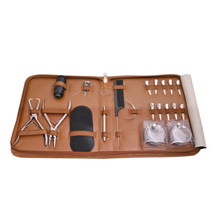 Kit de Extensiones de Cabello de Acero Inoxidable de Primera Calidad, Herramientas Profesionales para Extensiones de Cabello con Pinzas de Extensión, Aguja de Tracción y Lazo - Product Image 1