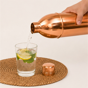 Botella de Agua de Cobre Premium, Beneficios Ayurvédicos para la Salud, para Yoga, Gimnasio y Oficina, Botella de Agua para Beber, Suministro al por Mayor - Product Image 4
