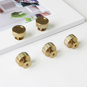 Modern <b>Gold</b> Brass Rectangle <b>Cabinet</b> <b>Knobs</b> Furniture Handles Drawer Pulls Wardrobe Kitchen Cupboard Dresser Hardware Hospital Use - Product Image 1