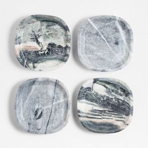Juego de posavasos decorativos de mármol con acabado mate suave para diseños de interiores minimalistas y elegantes. - Product Image 4