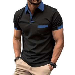 Digital Print Men's for Shirts Knitted 100% Cotton Short Sleeve Front Logo Casual Breathable - Product Image 3