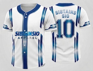 Nouveaux uniformes de baseball sublimés, maillots de baseball respirants, fabricants de maillots de sport, maillots de baseball personnalisés avec logo. - Product Image 6