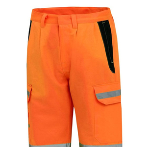 Pantalons de travail haute visibilité, nouveau design, avec bande réfléchissante, possibilité d'ajouter votre propre logo, pour travaux de construction, pour hommes. - Product Image 4
