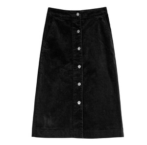 Women Denim Skirt <b>Elastic</b> Waist Jeans Skirt - Product Image 2