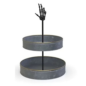Cuenco de Telaraña con Asas Metálicas a Precio Razonable, Decoración de Halloween para Interiores, Hecho a Mano, Acabado Negro - Product Image 2