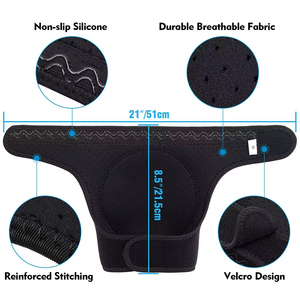 Unisex Elastic Breathable Non-Skid Eco-Friendly Nylon Knee Pads Unisex Elastic Breathable Knee Protector Brace Custom Knee Pads - Product Image 2